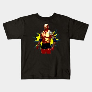 Batista // Retro Comics Style Kids T-Shirt